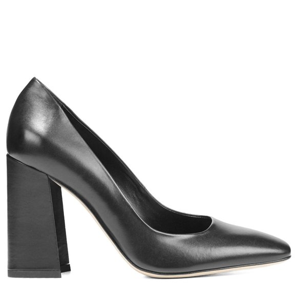 V-Beatrice Black Shine Leather Pump Women's Shoes - Picture 1 of 7